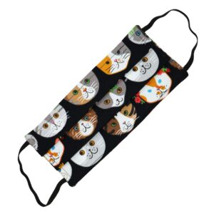 Flower Cats Adult Cloth Face Mask