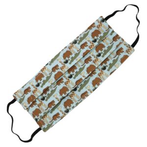 Safari Animals Adult Cloth Face Mask