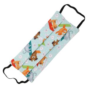 Yoga Cats & Dogs Adult Cloth Face Mask (Smaller Size)