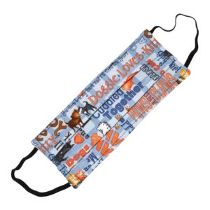 Cats & Dogs Blue Adult Cloth Face Mask