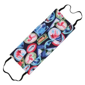 Tropical Stickers Adult Cloth Face Mask