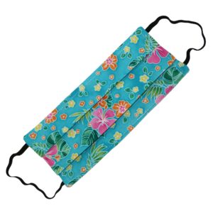 Teal Tropical Adult Cloth Face Mask