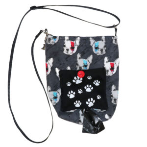 Pawprints Bowie Frenchie Dog Walking Bag