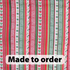 Holiday Candies Stripes Collar - made to order