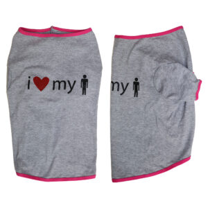 I Love My Human Pet Tee