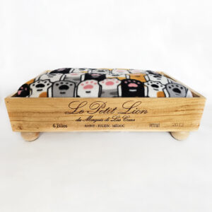 Le Petit Lion Wine Crate Pet Bed