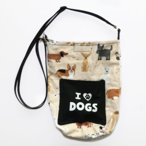 I Love Dogs Brown Dogs Dog Walking Bag