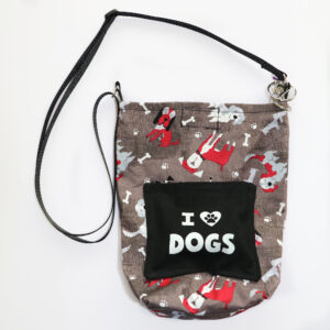 I Love Dogs Grey Dogs Dog Walking Bag
